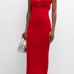 Alex Perry Strapless Red Gown